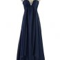 Evening Dress 1271 Midnight Blue Maxi Long Prom Ball Gown Stock 8 To 20