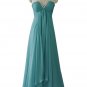Evening Dress 1271 Aqua Green Flirty Floaty Maxi Prom Ball Gown Stock 8 To 20