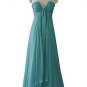 Evening Dress 1271 Aqua Green Flirty Floaty Maxi Prom Ball Gown Stock 8 To 20