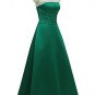 Evening Dress 3402 Emerald Green A Line Gown Bridesmaid Prom Homecoming Fresher