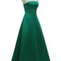 Evening Dress 3402 Emerald Green A Line Gown Bridesmaid Prom Homecoming Fresher