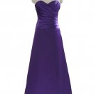 QPID Showgirl Dress Cadbury Purple Bridesmaid Prom Formal Evening Cruise Wear