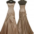 Pageant Dress Cappuccino Sweetheart Neckline Strapless Evening Prom 8 -20