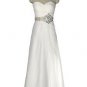 Wedding Gown White Prom Evening Dress Skirt Robe Grecian Toga 8-20