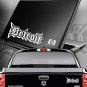 Old English D Detroit City White Vinyl Decal Sticker
