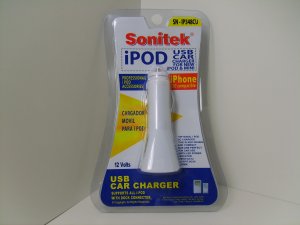 iPod iPhone Accessories USB 12 Volts Car Charger w/ LED Indicator