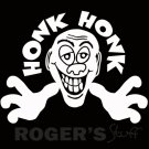 Honk Honk Smiley Face Decal Sticker
