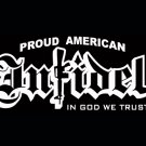 White Vinyl Window Proud American Infidel Decal Sticker