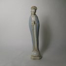 ART  Blue White Gold Madonna Our Lady of Grace Figurine