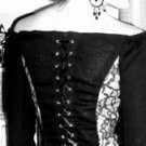 Black Suit Corset Top