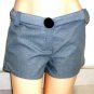 Grey Linen Shorts