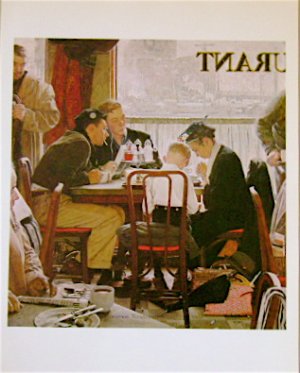 NORMAN ROCKWELL PRINT "SAYING GRACE"