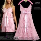 New Fab Lovely Pink Ruffle Party Cocktail Dress 26109 Size S
