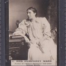 MRS HUMPHREY WARD - Author - 100+ year old card