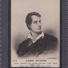 LORD BYRON - Poet & Author - 100+ year old card