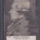 JAMES BOSWELL - Biographer - 100+ year old card
