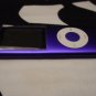 Purple 4th gen 8GB MP3 MP4 Player w/radio, video playback, e-book reader