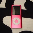 Pink 4th gen 8GB MP3 MP4 Player w/radio, video playback, e-book reader