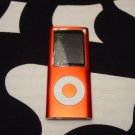 Red 4th gen 8GB MP3 MP4 Player w/radio, video playback, e-book reader