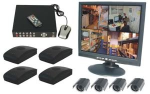 4 Channel Wireless Digital Video Recording Complete System