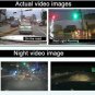 Car View Mirror Camera with Front & Rear Color Cameras, Built In DVR and Audio