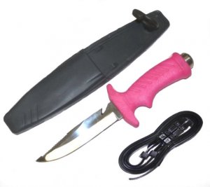 SCUBA Dive Master Knife PINK KT1054