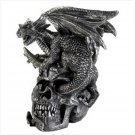 Skull And Dragon Figurine(swm)