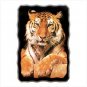 Golden Tiger Wall Clock