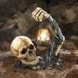 Sinister Skull With Lantern