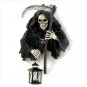 Grim Reaper Holding Candle Lantern