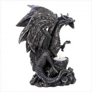 Ferocious Dragon Tealight Holder