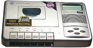 Telephone Recorder With LCD Information Center and Caller ID