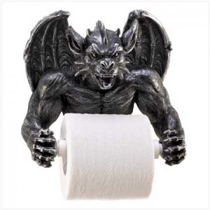Gargoyle Toilet Paper Holder