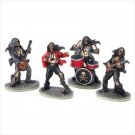 Skeleton Rock Band Figurines(swm)