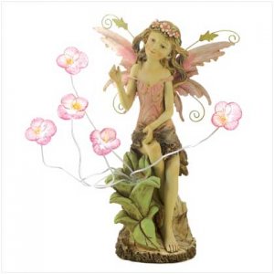 Peony Fairy Solar Statue(swm)