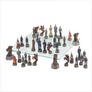 Deluxe Civil War Chess Set a1