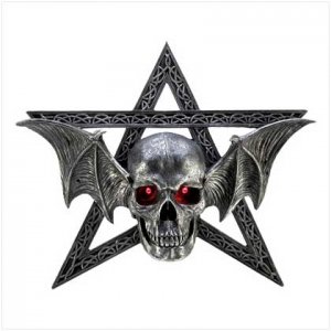Winged Skull Wall Decor