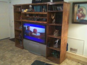Custom built to fit your tv entertainment center
