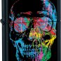 Zippo Lighter - Multi-Color Skull