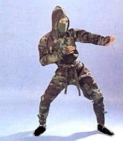 Camouflage Ninja Uniform-size Large
