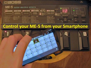 Smartphone Patch Changer set for BOSS ME-5