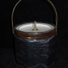 Black Marble Ice Bucket