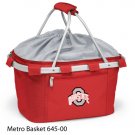 Ohio State Embroidered Metro Basket Picnic Basket Red