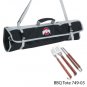 Ohio State Printed 3 Piece BBQ Tote BBQ set Black