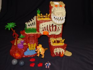 imaginext t rex mountain