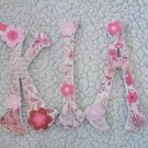 Wooden Letters, personalized matching baby's name