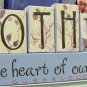Wooden letters, family, personalized, matching, decorated