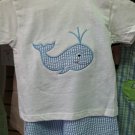 Whale Shorts Set