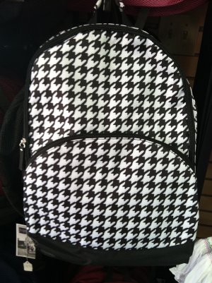 Hounds Tooth Back Pack