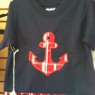 Navy and Red Salior Shorts Suit